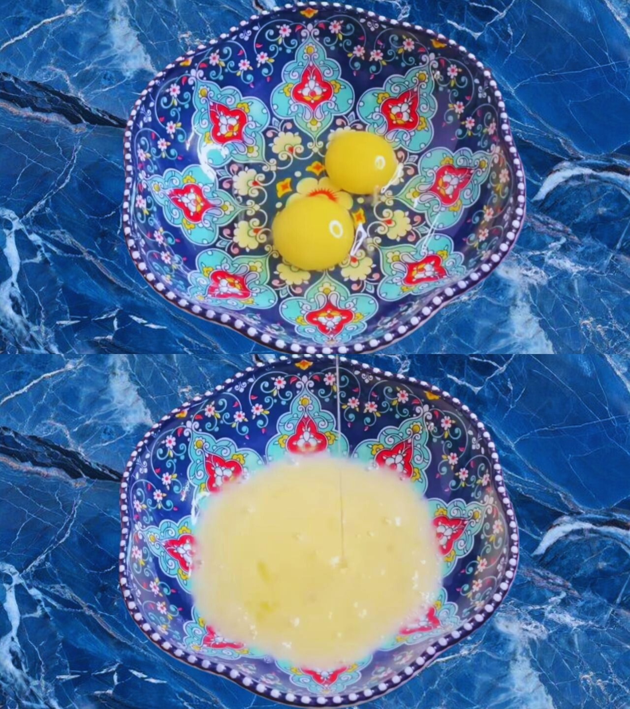 Making egg wash 