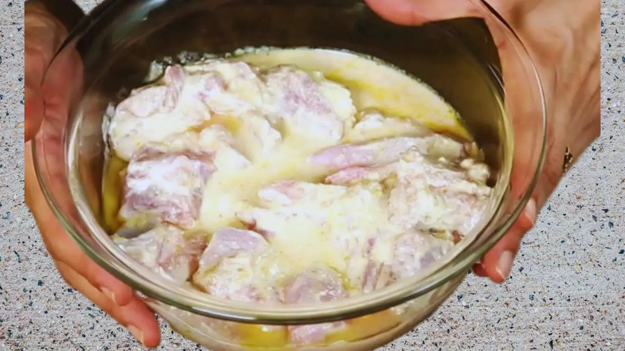 Marinated mutton