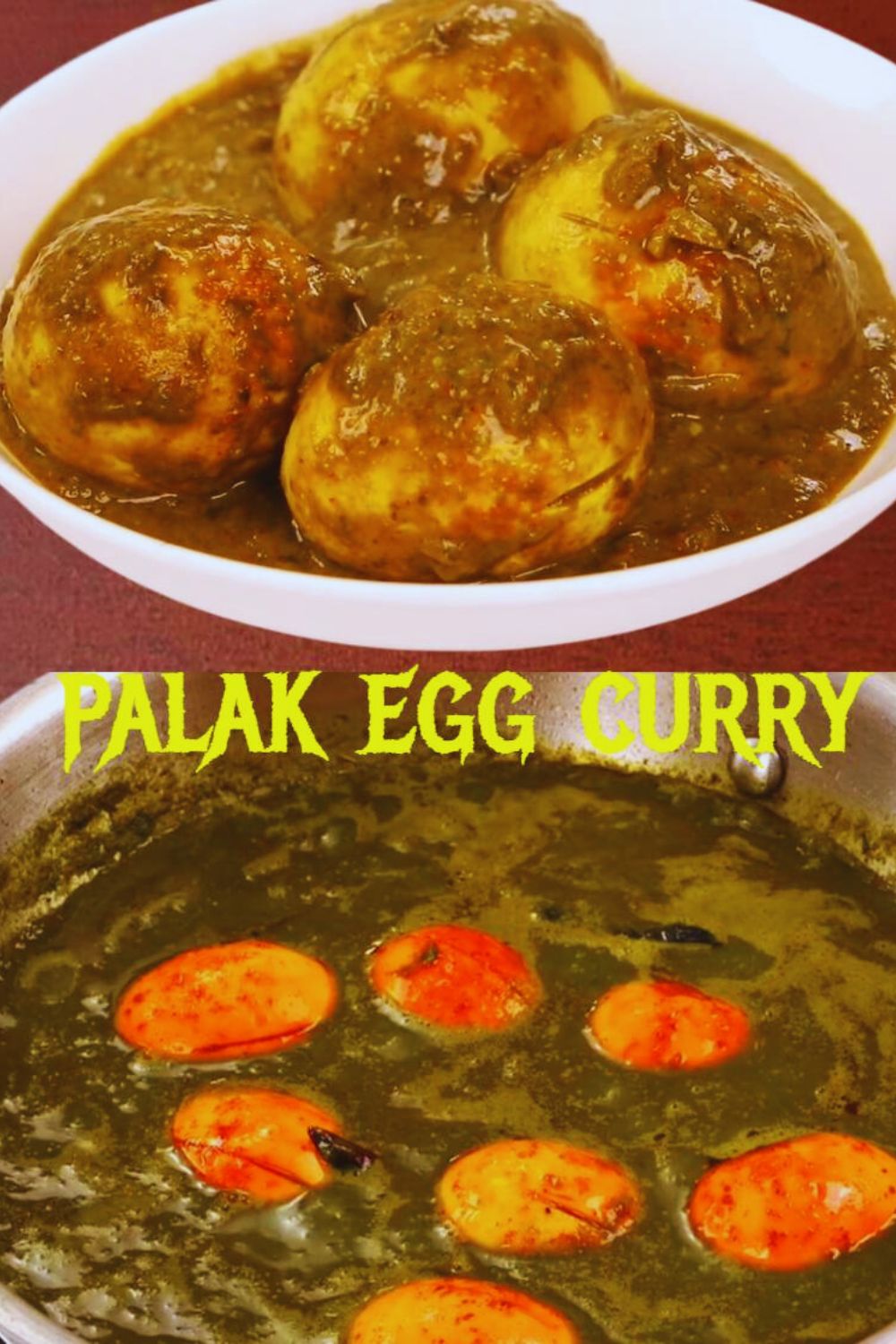 Palak Egg Curry Palak Egg Curry