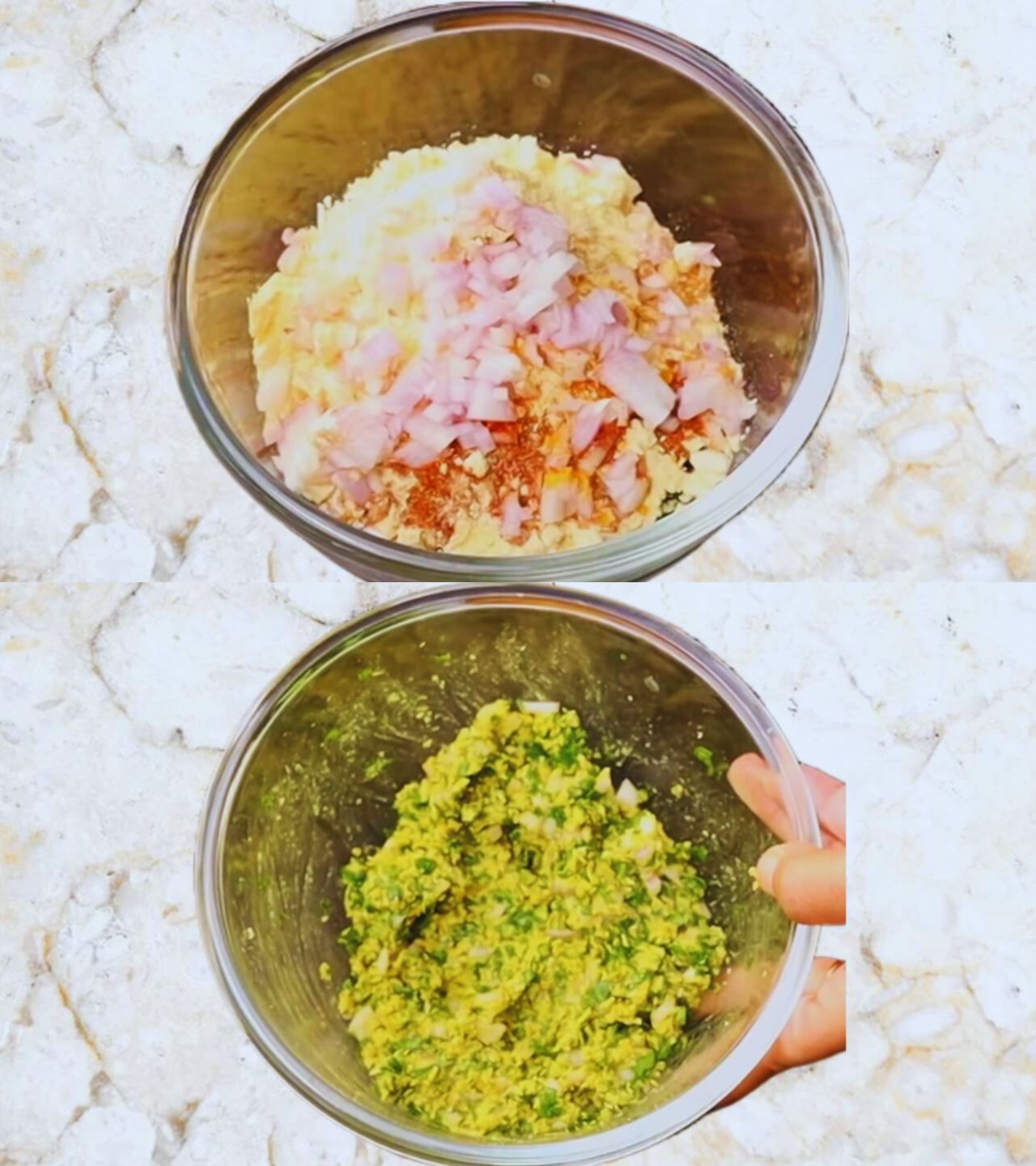 Palak Paneer Kofta mixture 