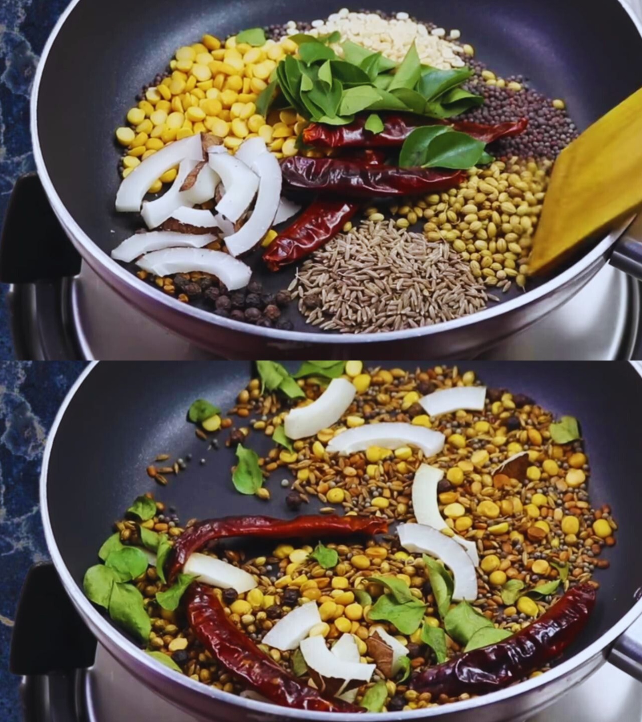 Roasting spices 