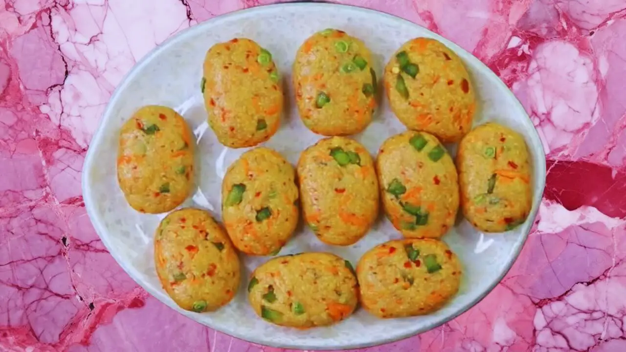 Vegetable nuggets recipe step 5 Shaped Vegetable Nuggets