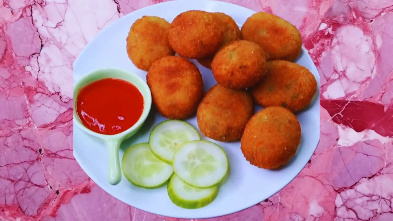 Vegetable nuggets recipe step 12 Vegetable Nuggets served