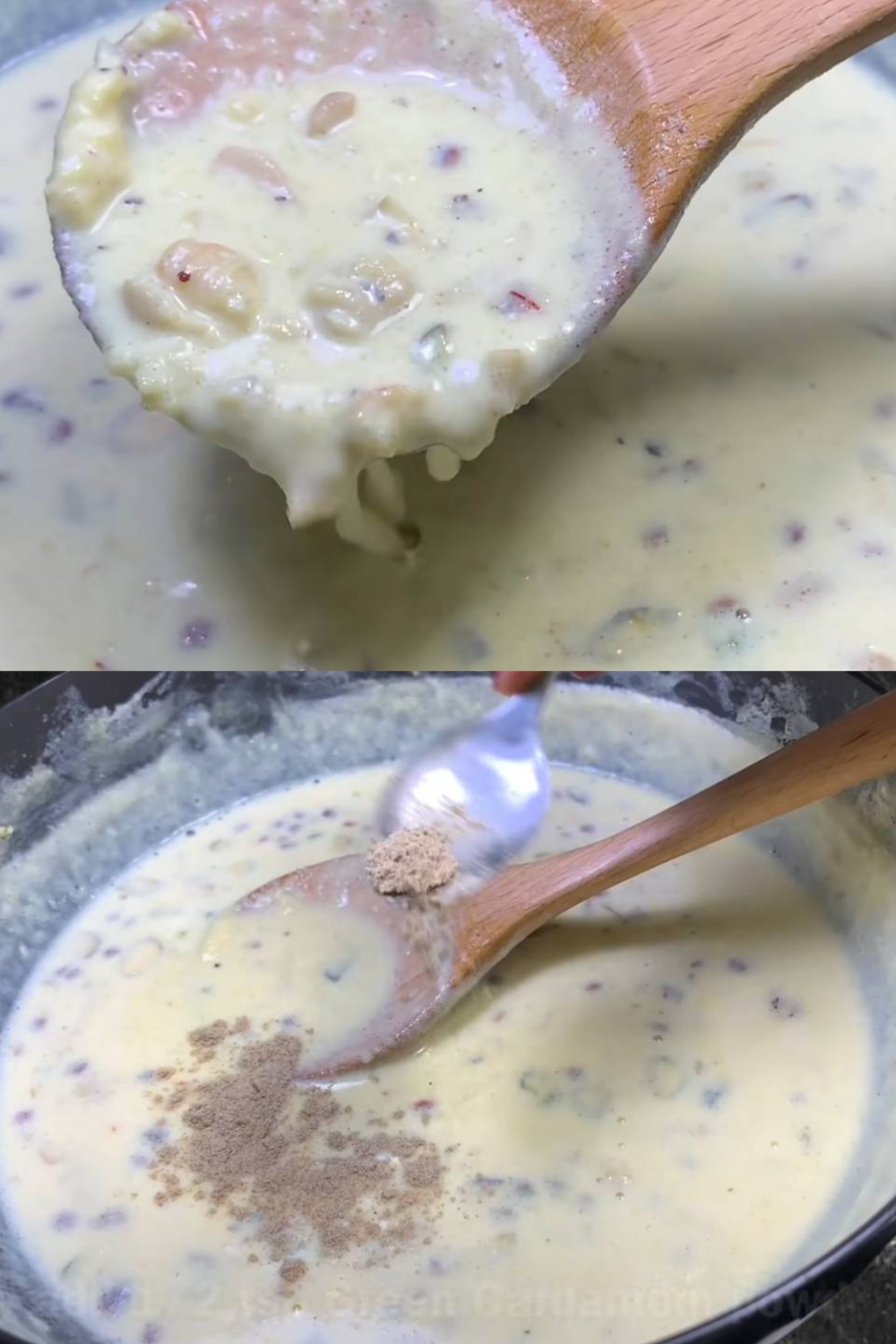 Adding cardamom powder 