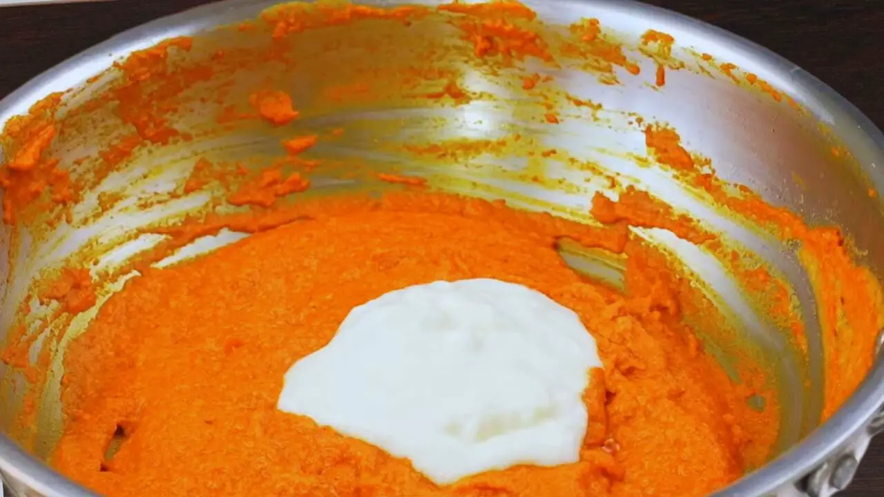 Adding curd