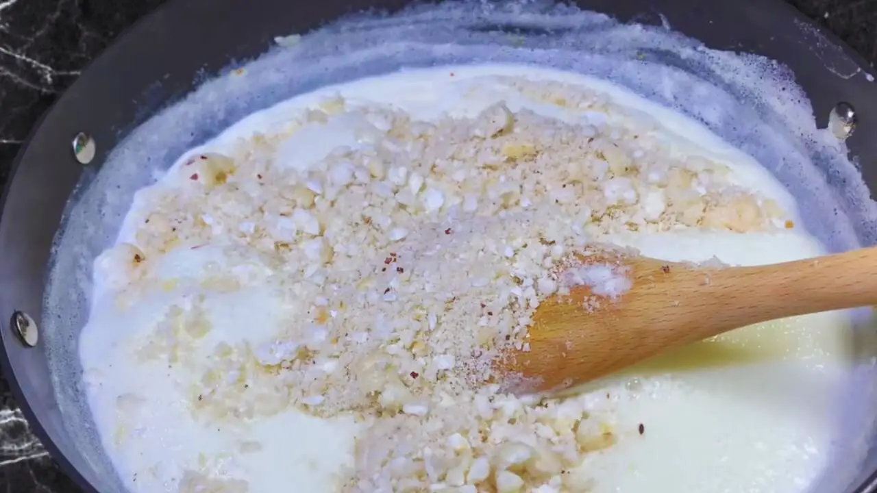 Adding ground makhana 