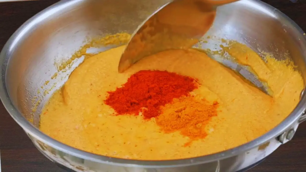 Adding powdered paste