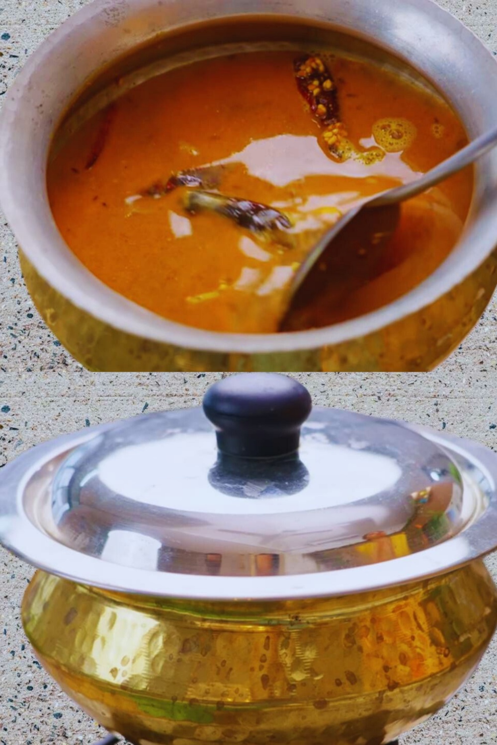 Adding water 