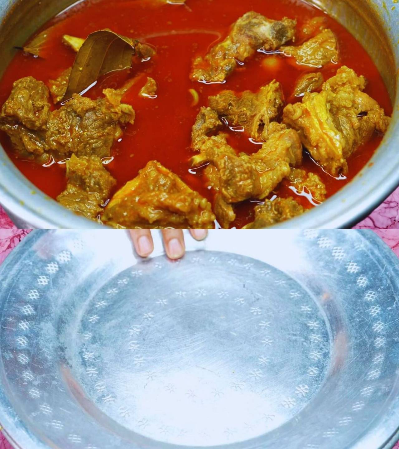 Mutton korma recipe step 8 Adding water