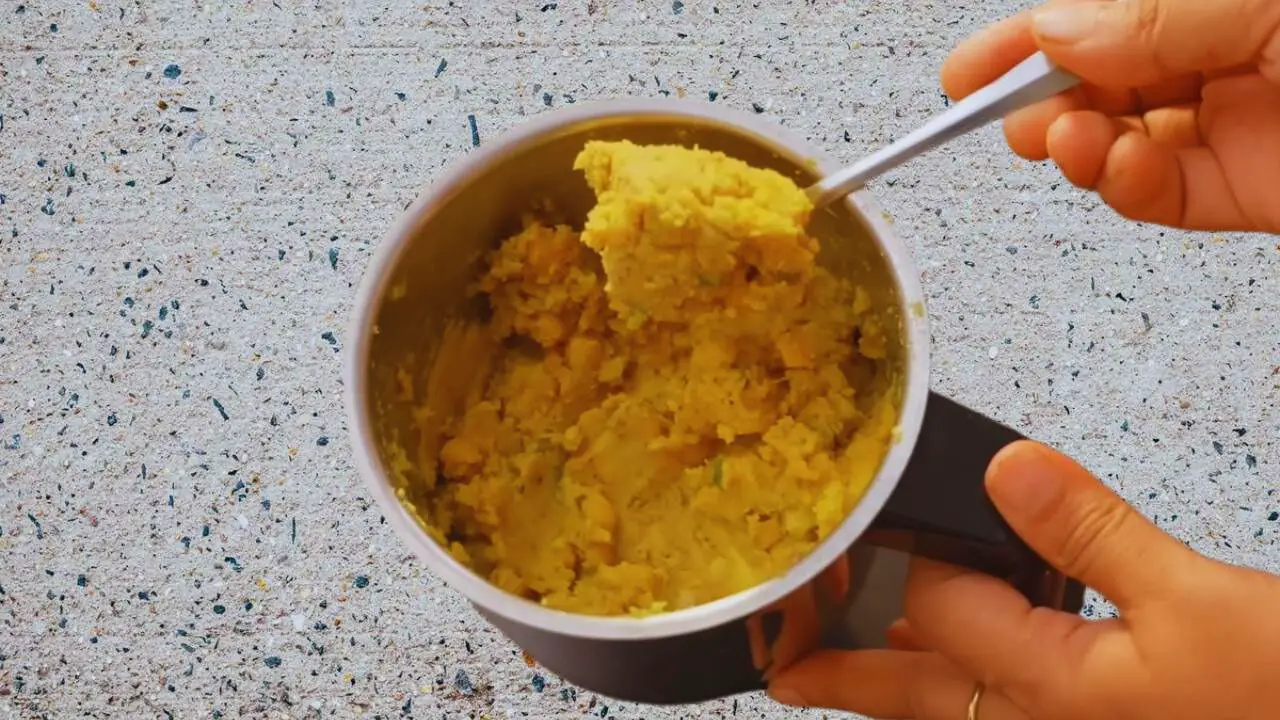 Dal puri recipe step 7 Chana dal stuffing is ready