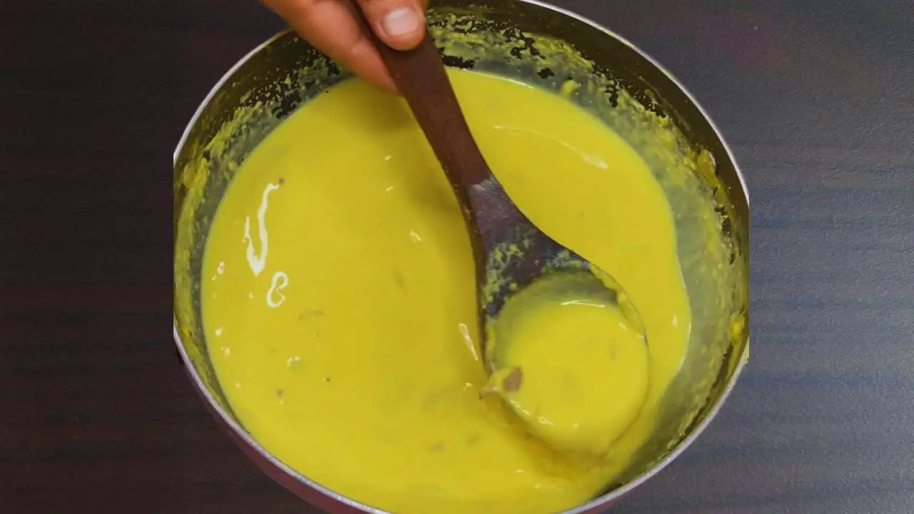 Checking final consistency of Kesar Doodh 