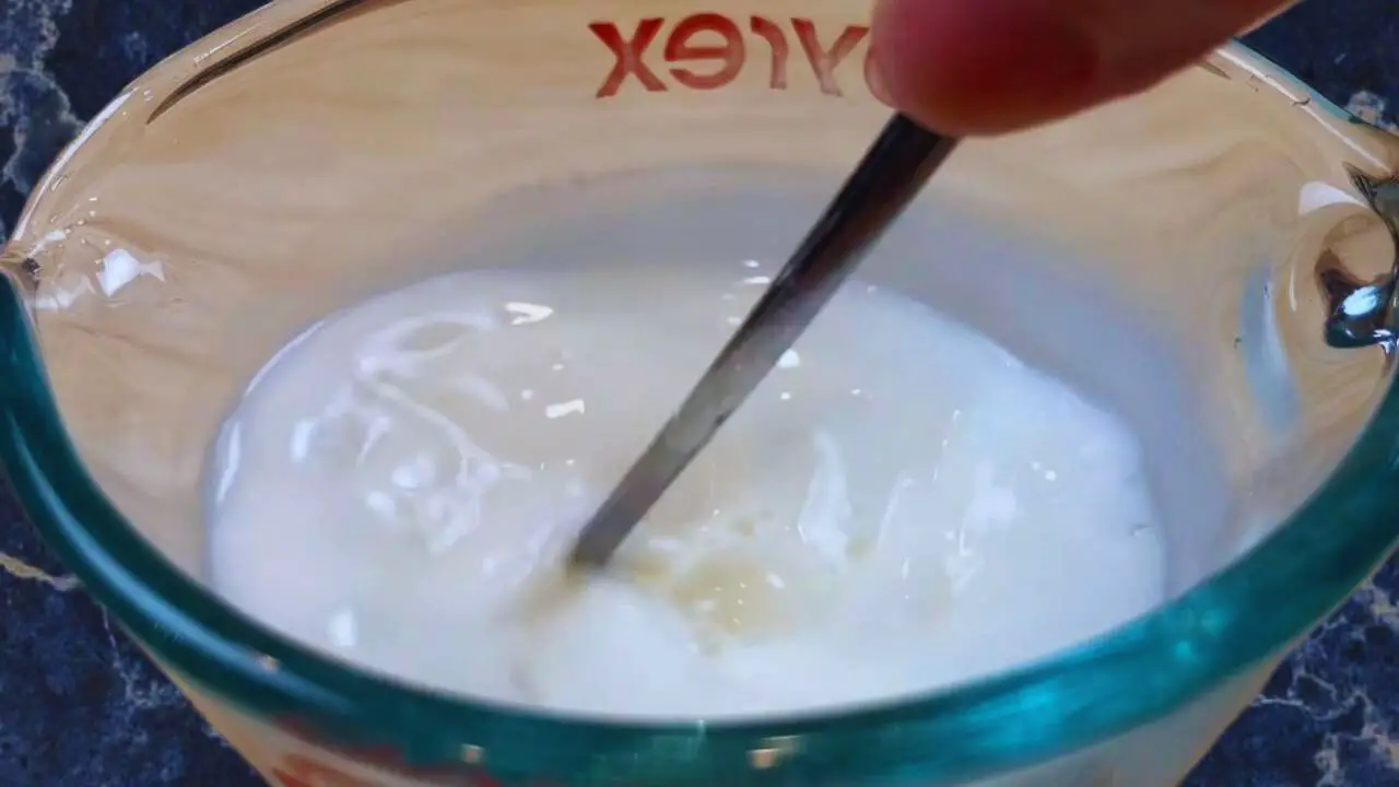 Cornstarch mixture