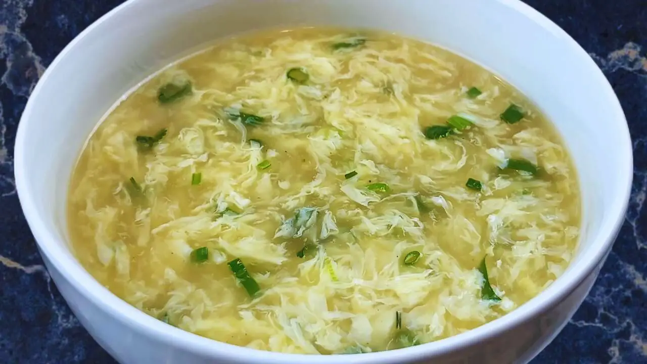 Egg Drop Soup served 