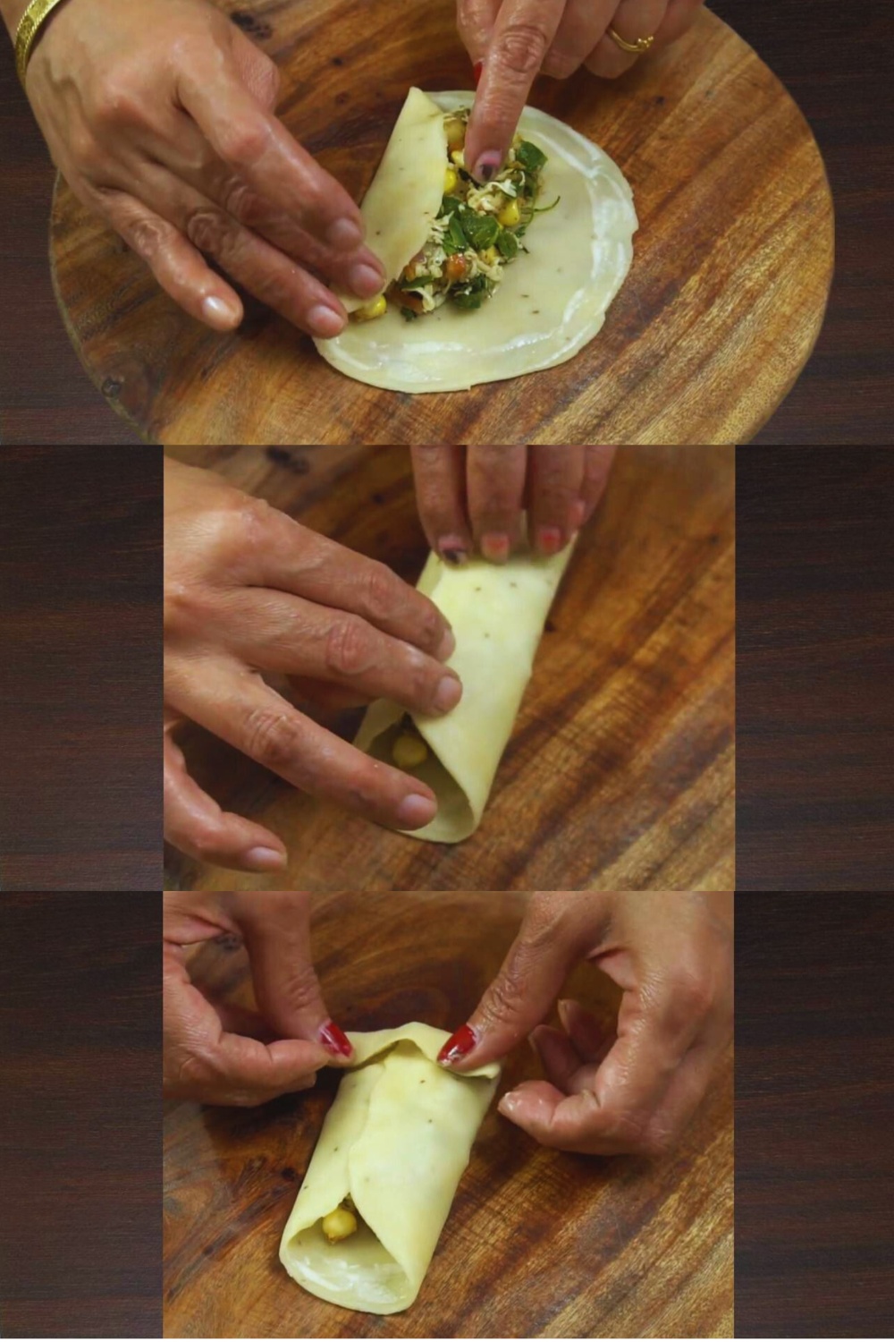 Folding cheese pockets 