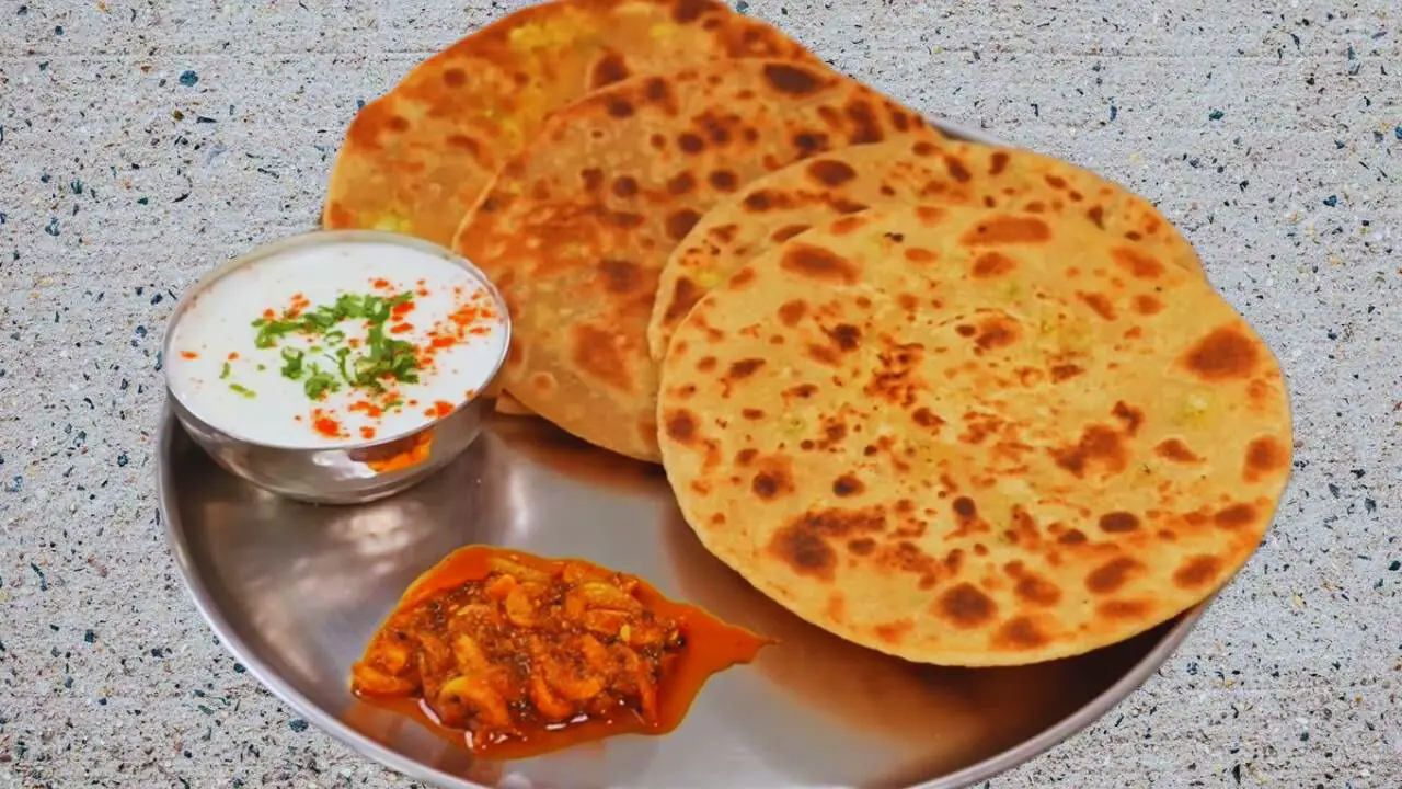 Gobi Paratha served 