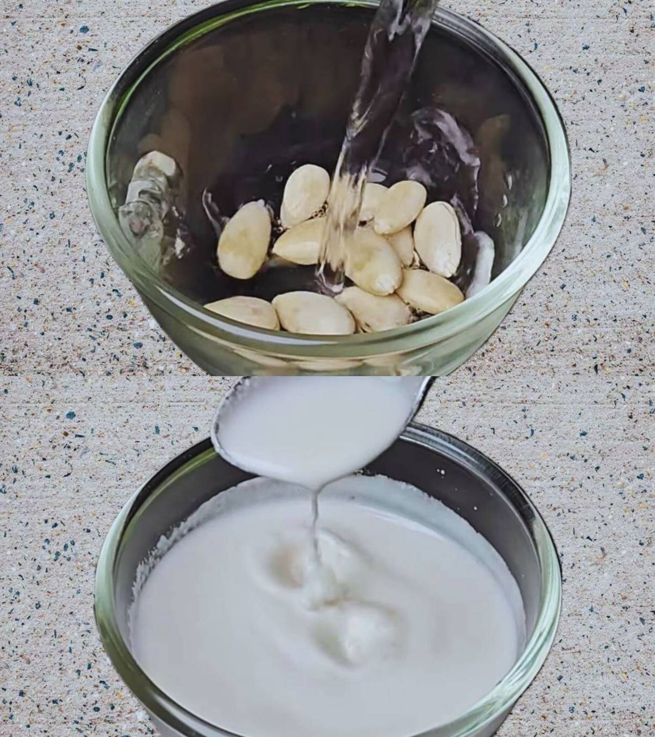 Making almond paste 