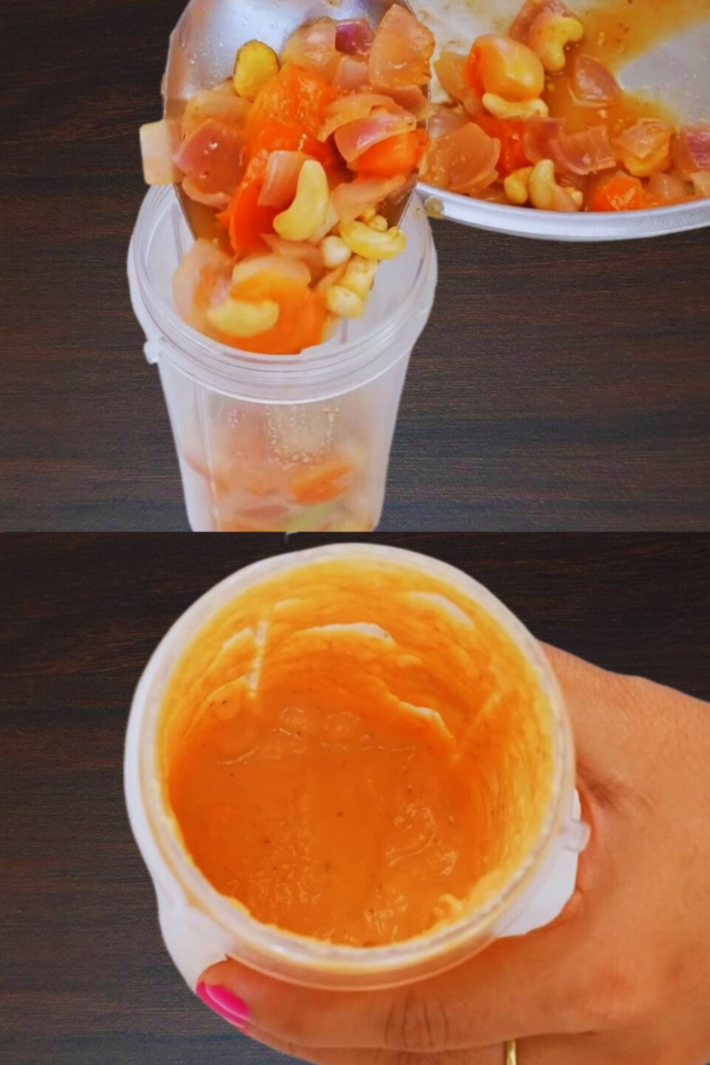 Making paste of the masala 