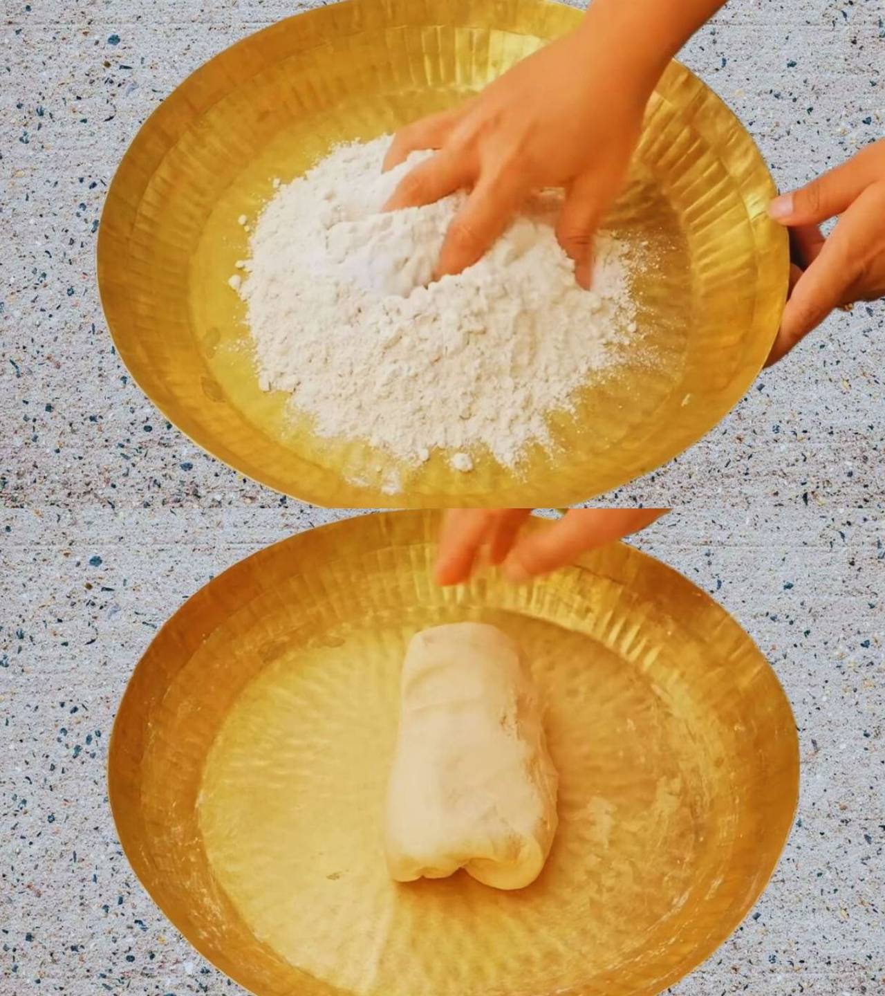 Dal puri recipe step 8 Making the dough for Dal Puri