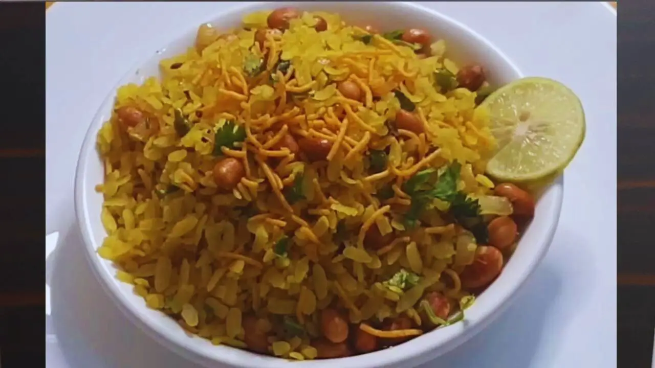 Poha recipe step 11 Poha served