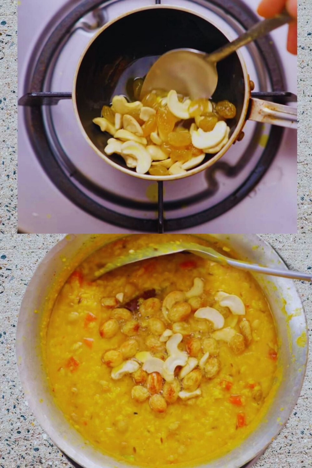 Putting the tadka 
