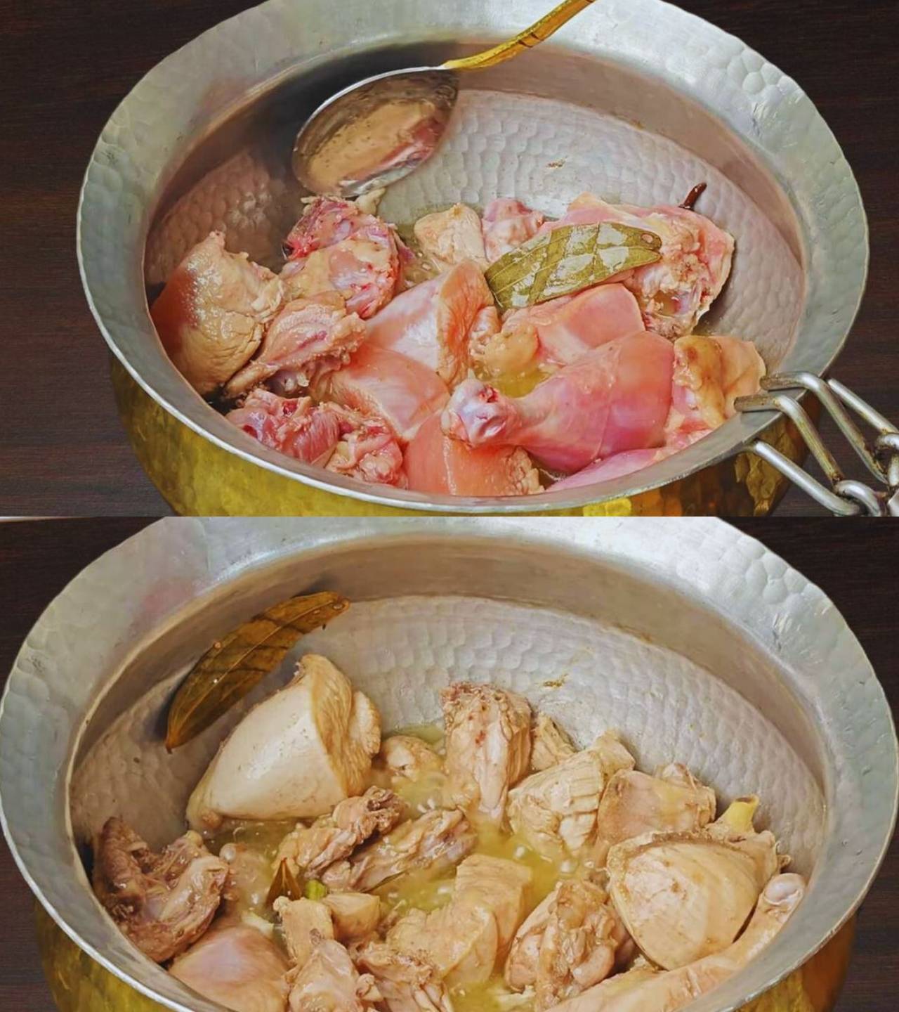 Chicken korma recipe step 4 Adding chicken