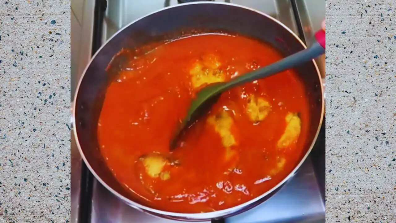 Fish vindaloo recipe step 10 Adding fried fish pieces