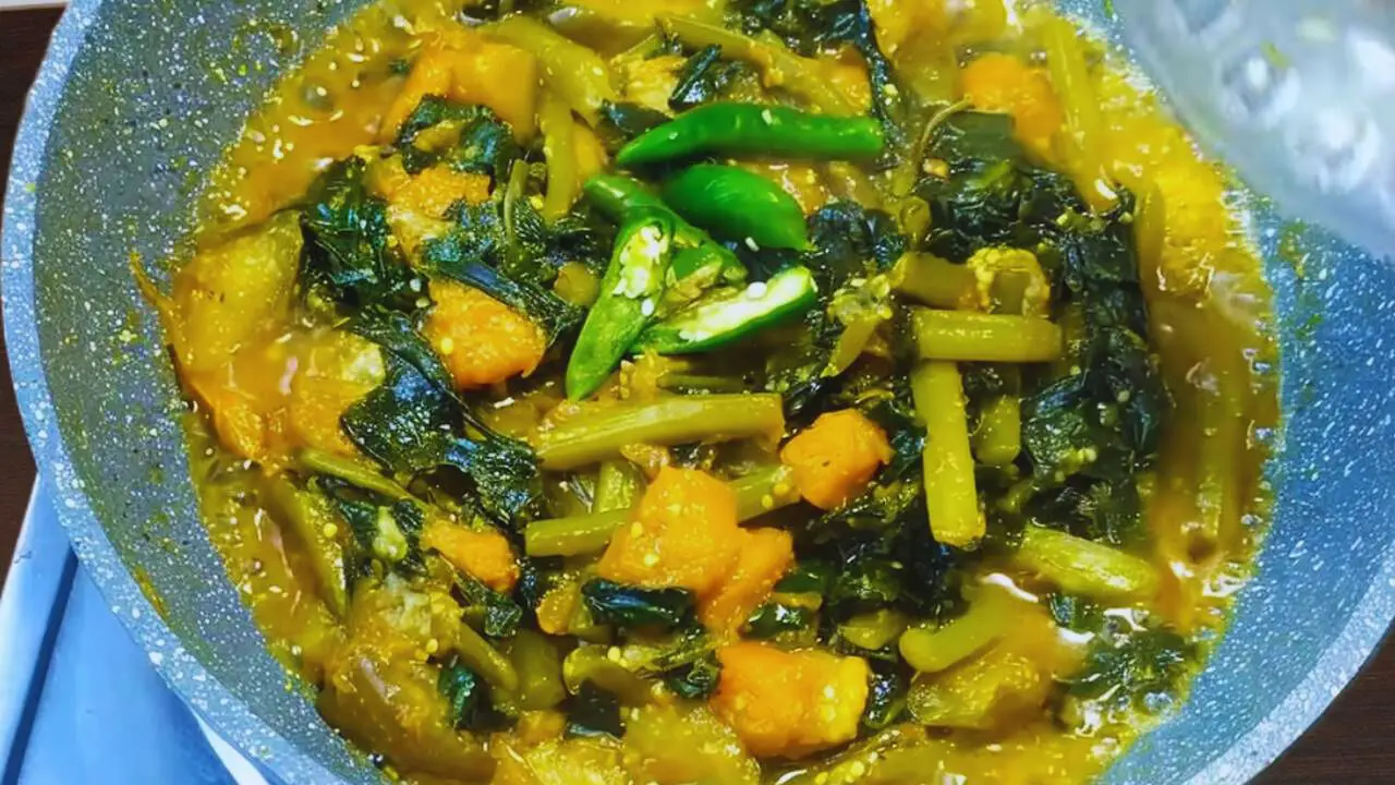 Adding green chilies 