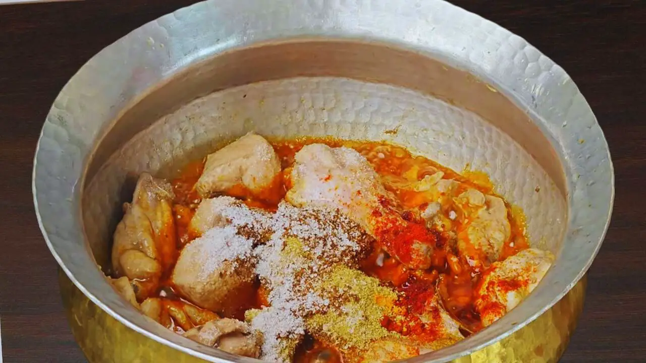 Chicken korma recipe step 6 Adding powdered spices