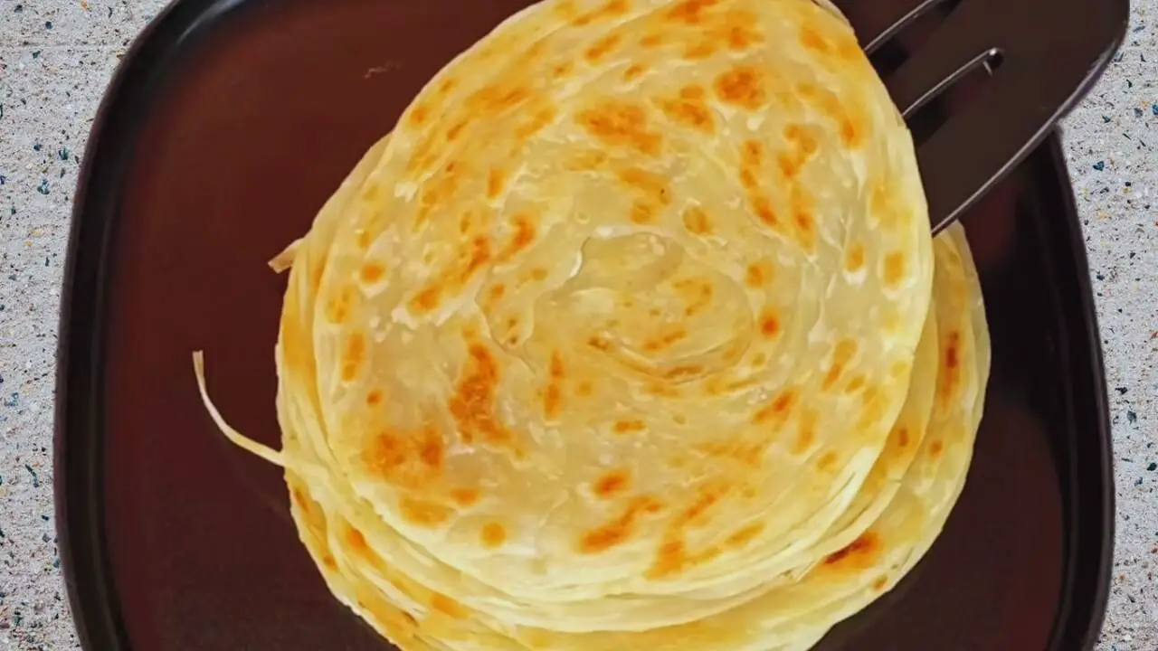 Lachha paratha recipe step 13 All lachha parathas are fried