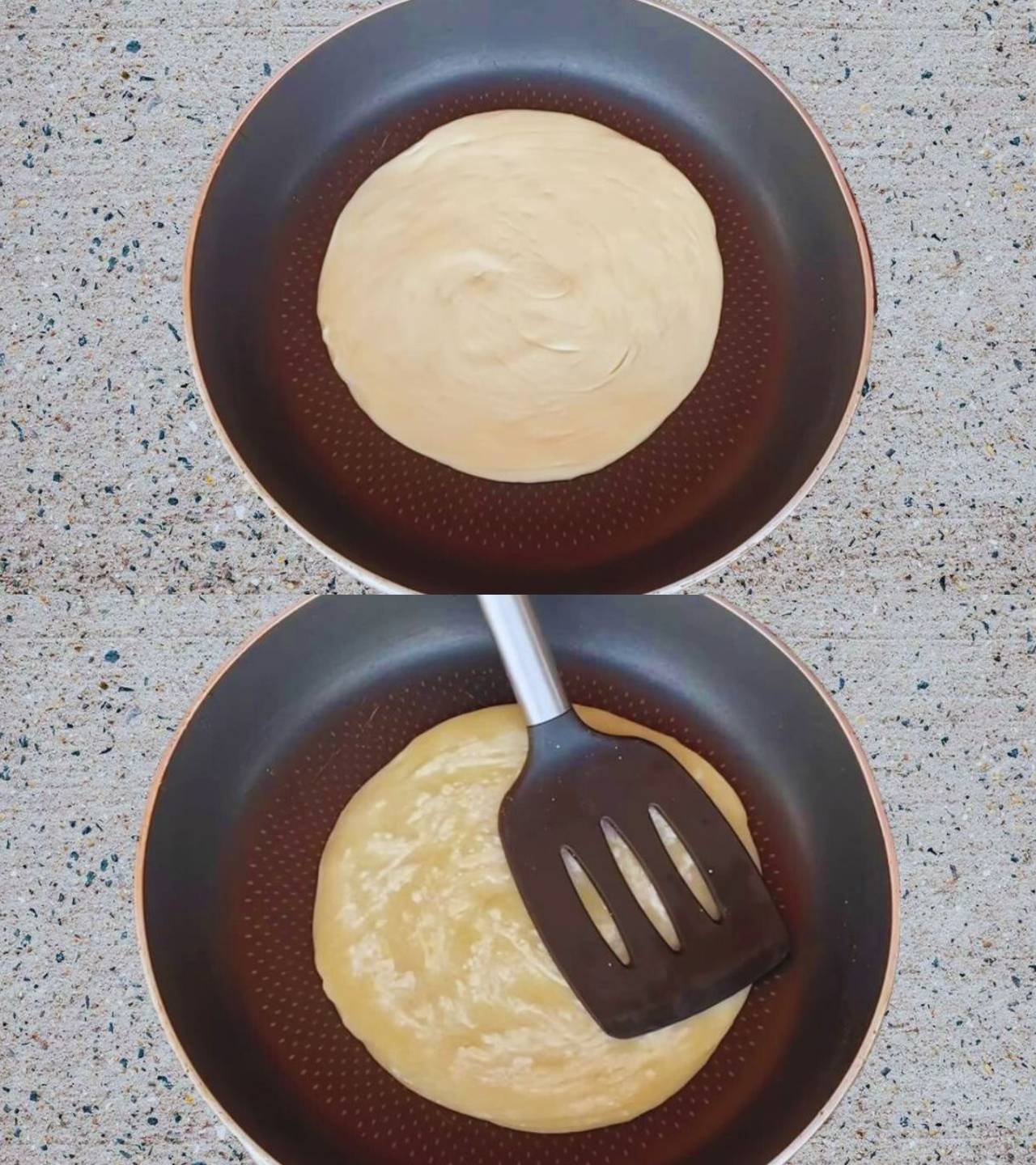 Lachha paratha recipe step 11 Frying the paratha