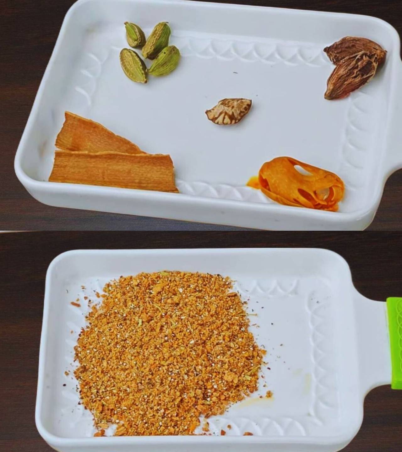 Grinding whole spices 