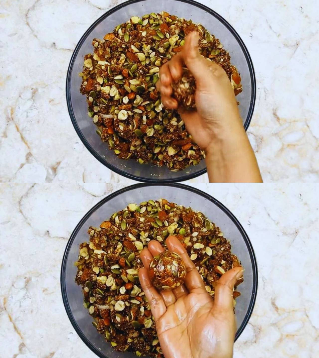 Dry fruit laddu recipe step 11 Making Dry Fruit Laddu