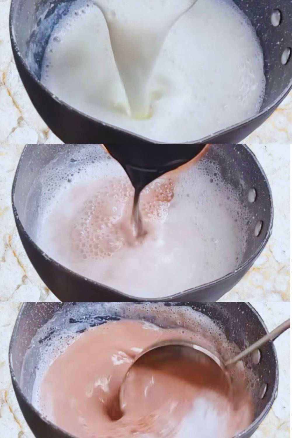 Kashmiri pink tea recipe step 5 Making Kashmiri Pink Tea