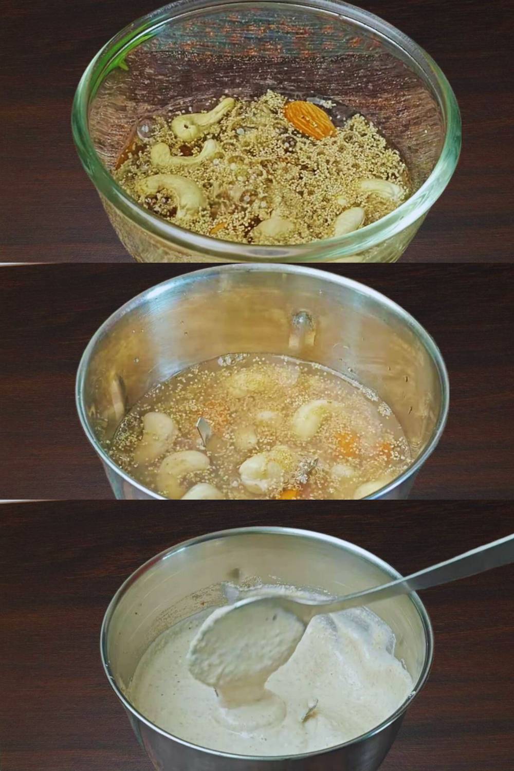 Chicken korma recipe step 1 Poppy seeds and badam paste