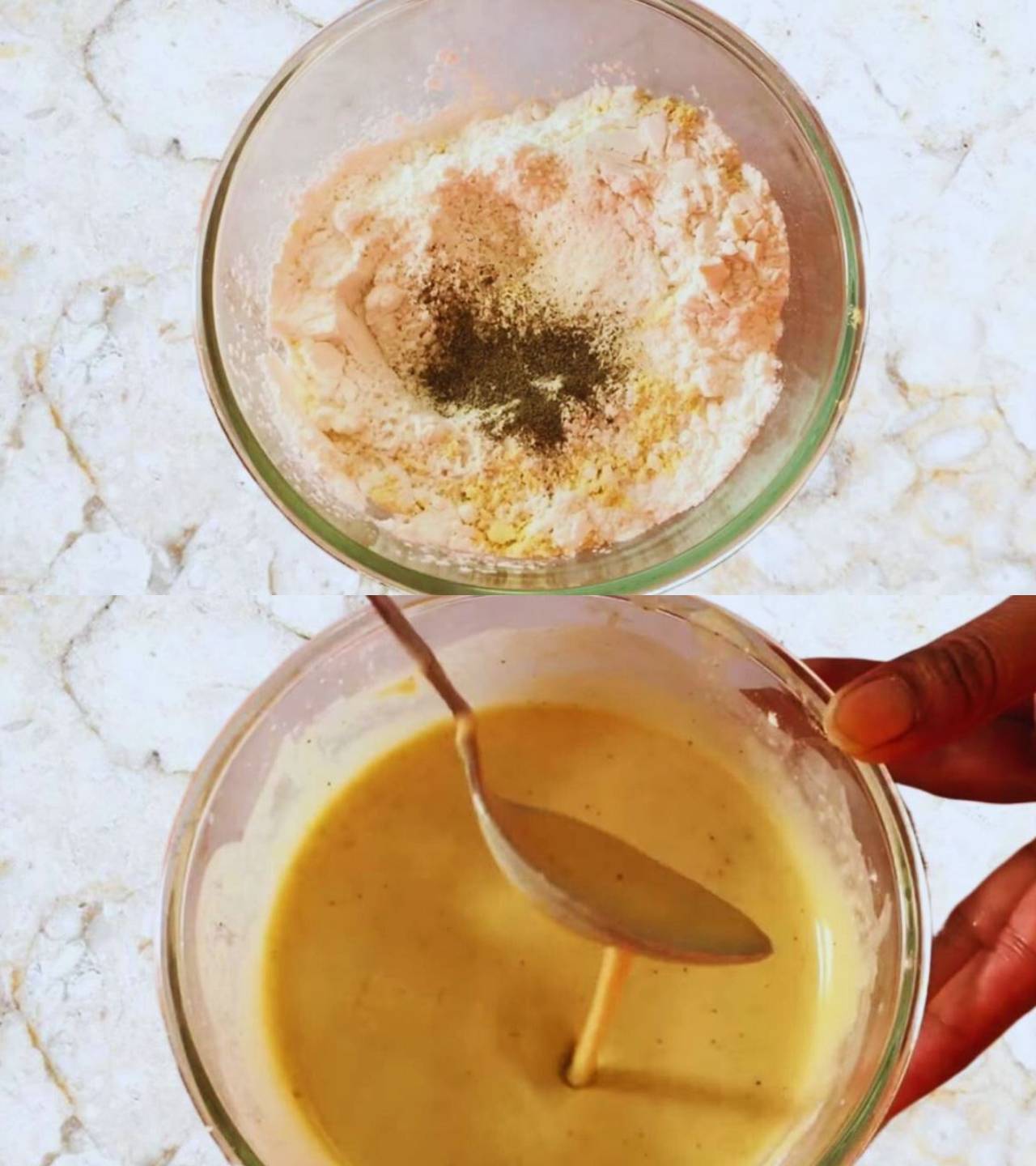 Slurry to coat Paneer Pockets 