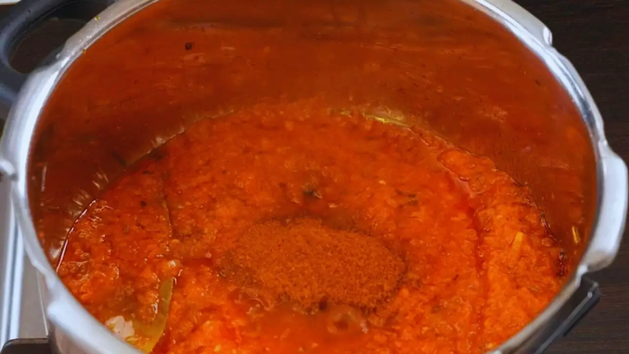 Matar paneer recipe step 7 Adding more powdered spices