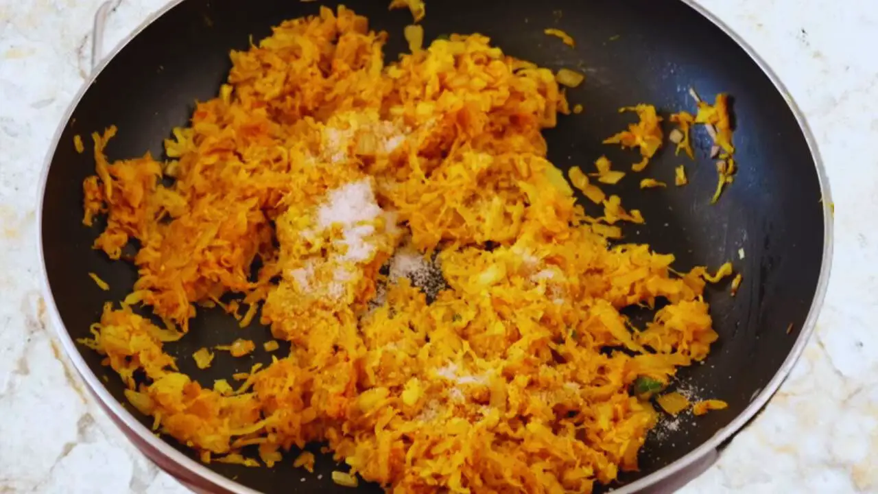 Mooli paratha recipe step 8 Adding salt