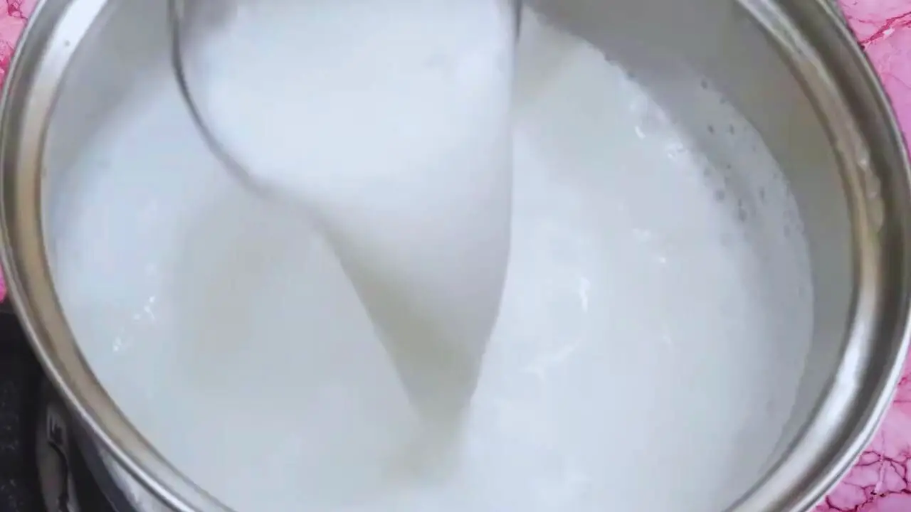 Checking consistency of milk 