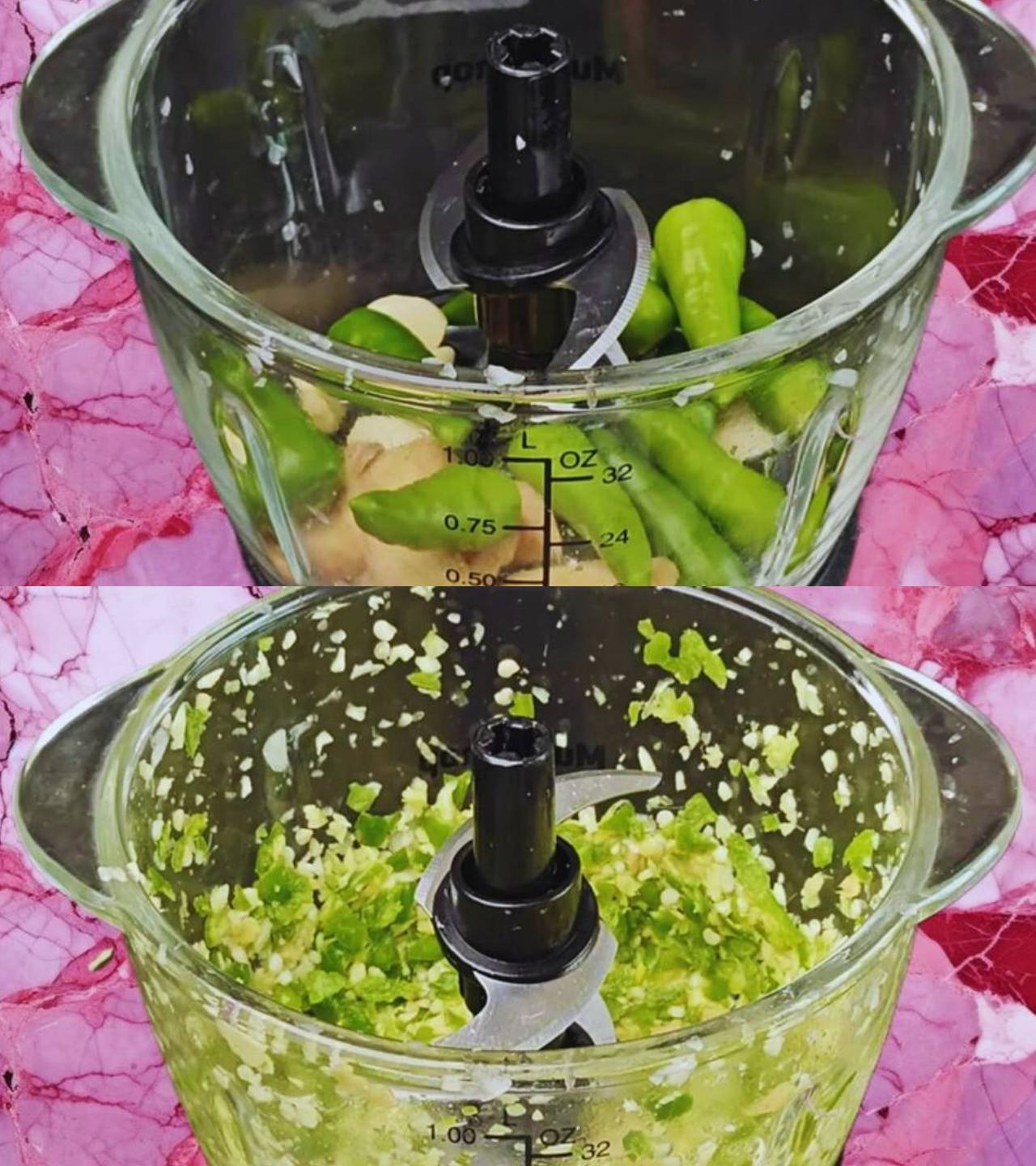 Chopped ginger and garlic 