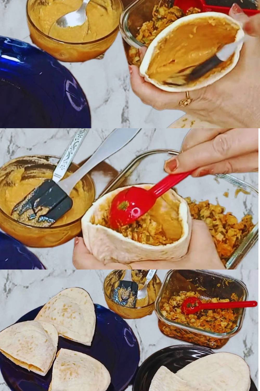 Prawn pockets recipe step 7 Making the prawn pockets