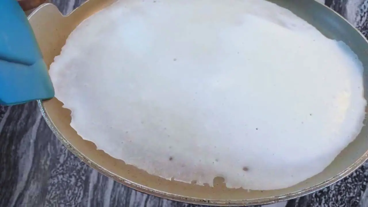 Removing sooji sheet