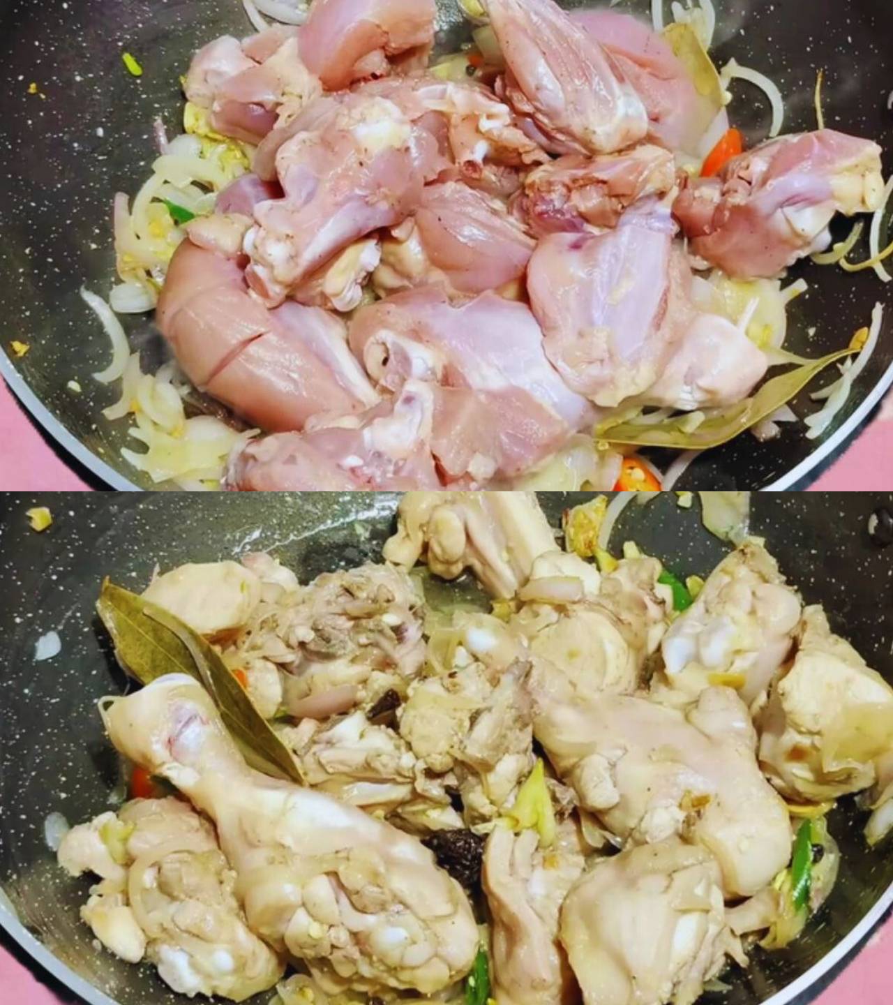 Cooking chicken 