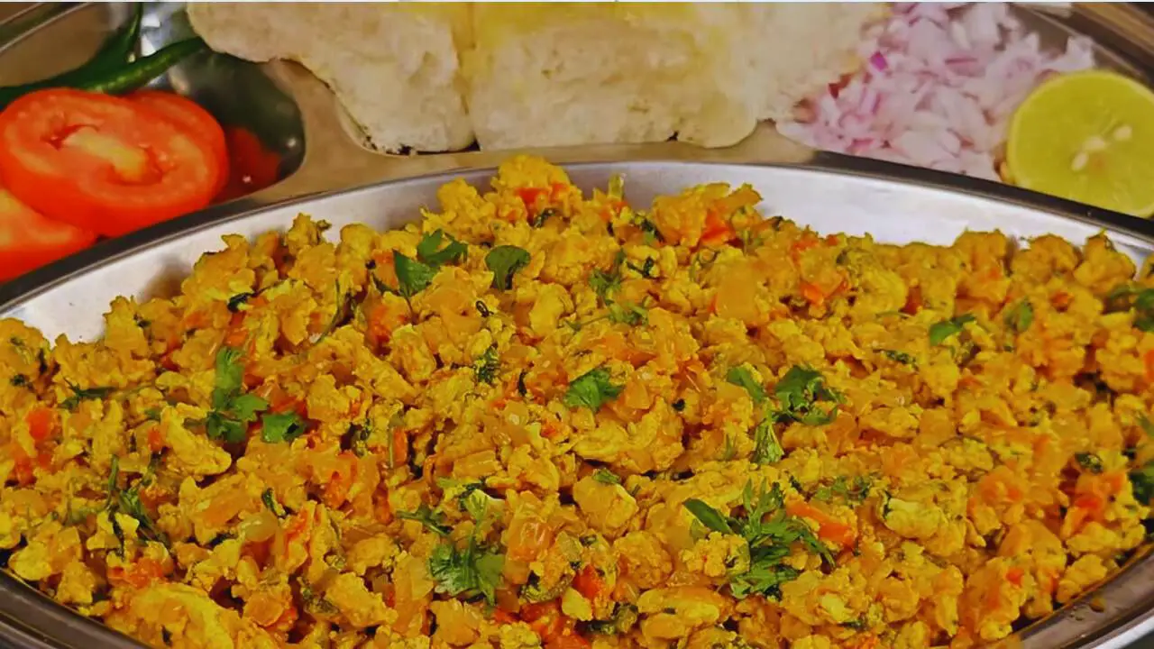 Egg Bhurji served 
