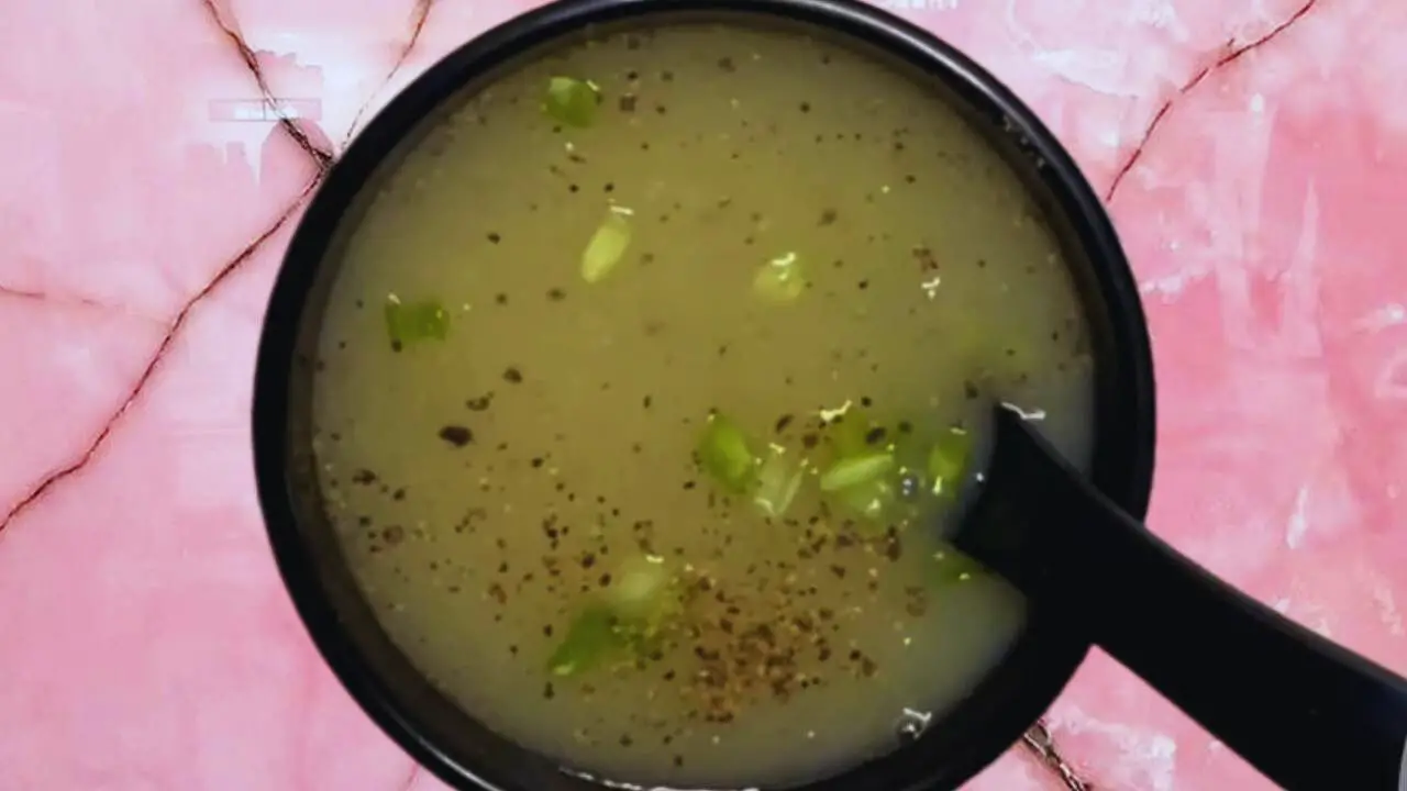 Lauki Soup served 