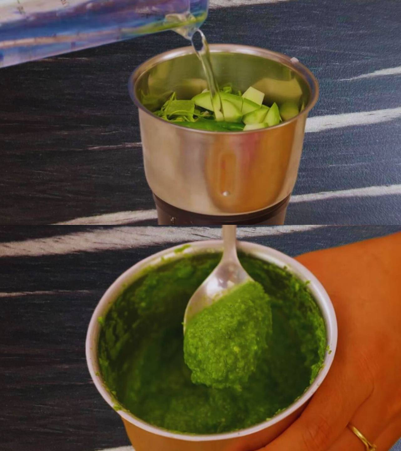 Making the masala paste 