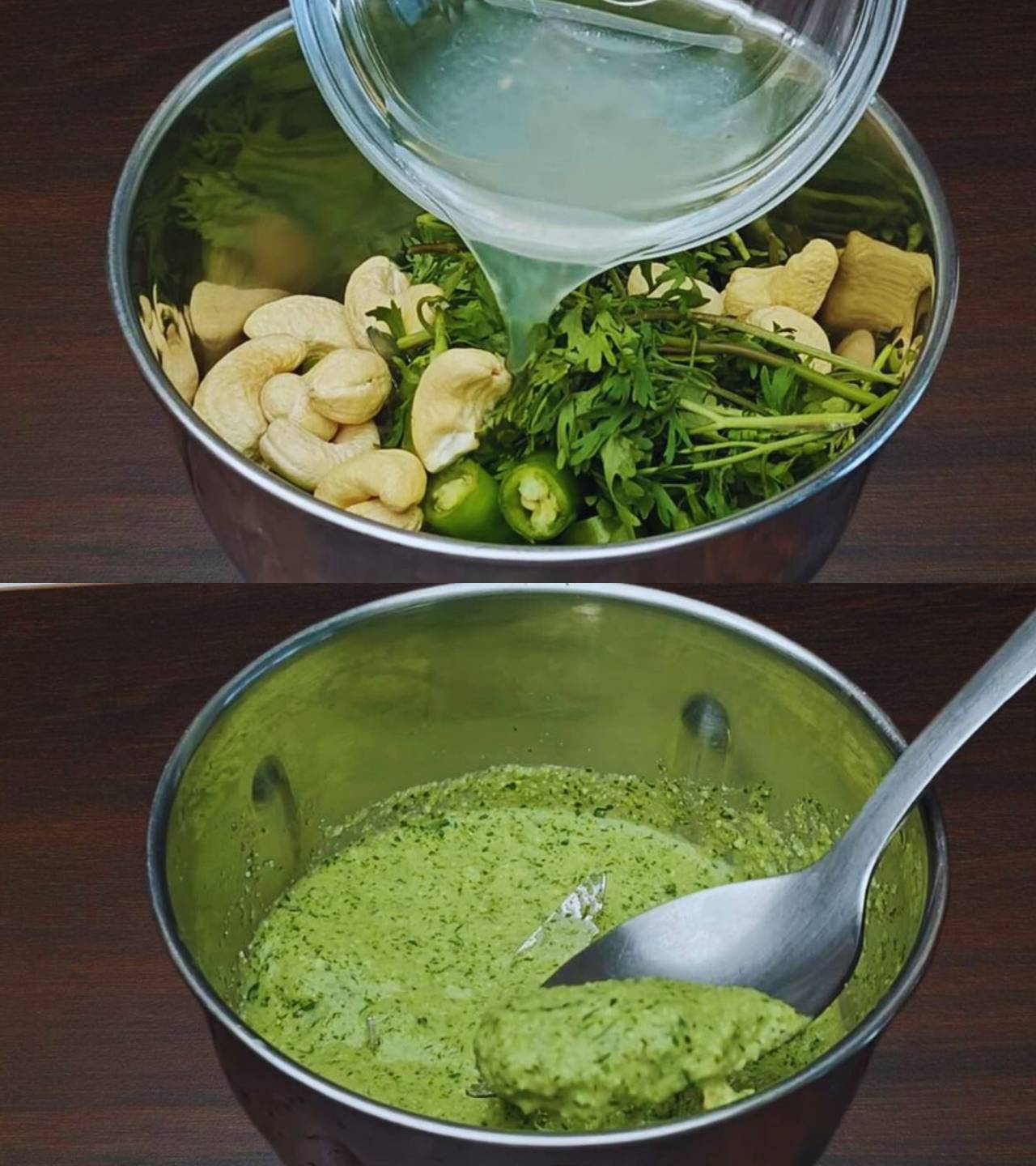 Making the masala paste 