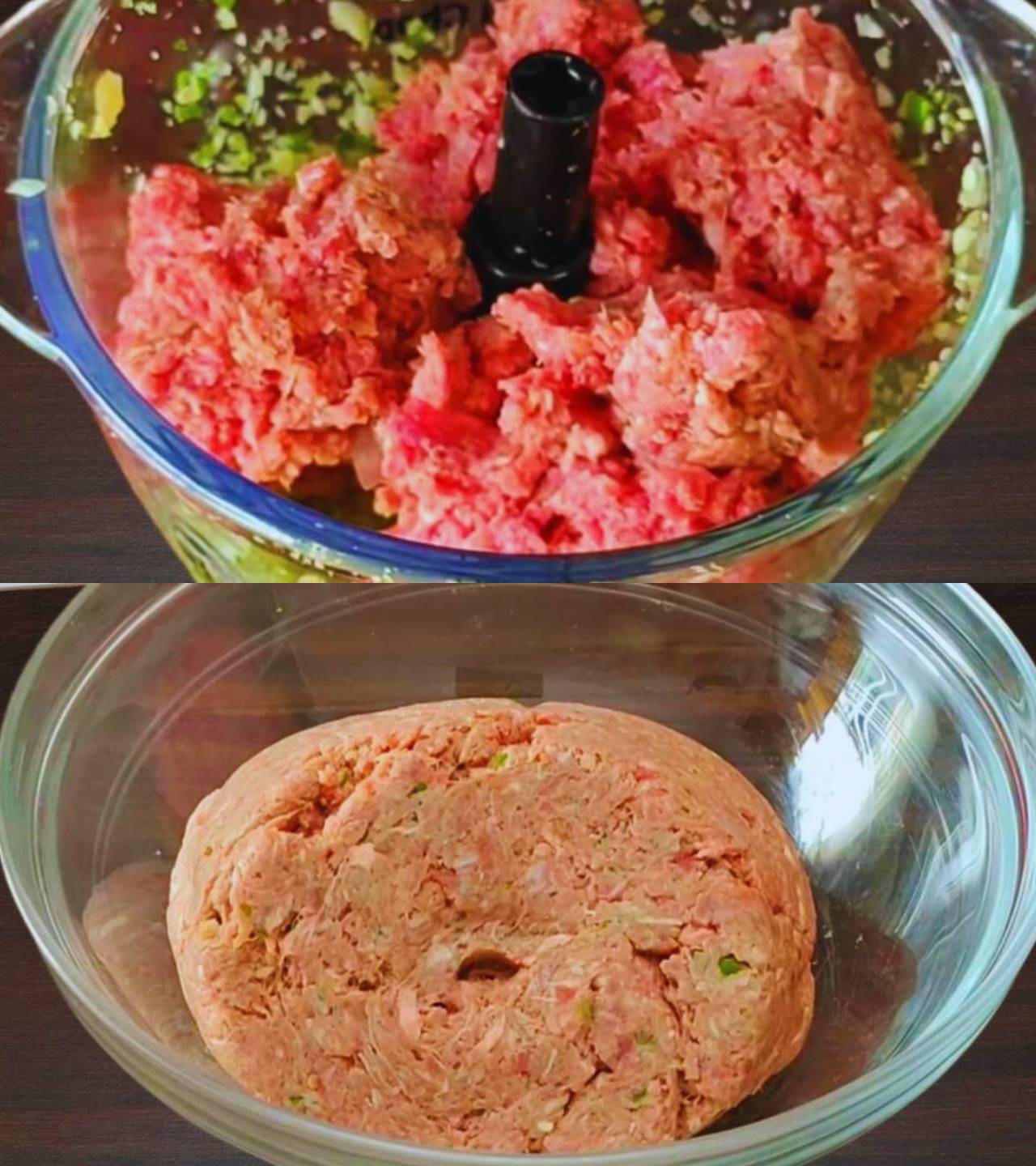 Mutton seekh kebab recipe step 2 Mixing minced mutton and masala