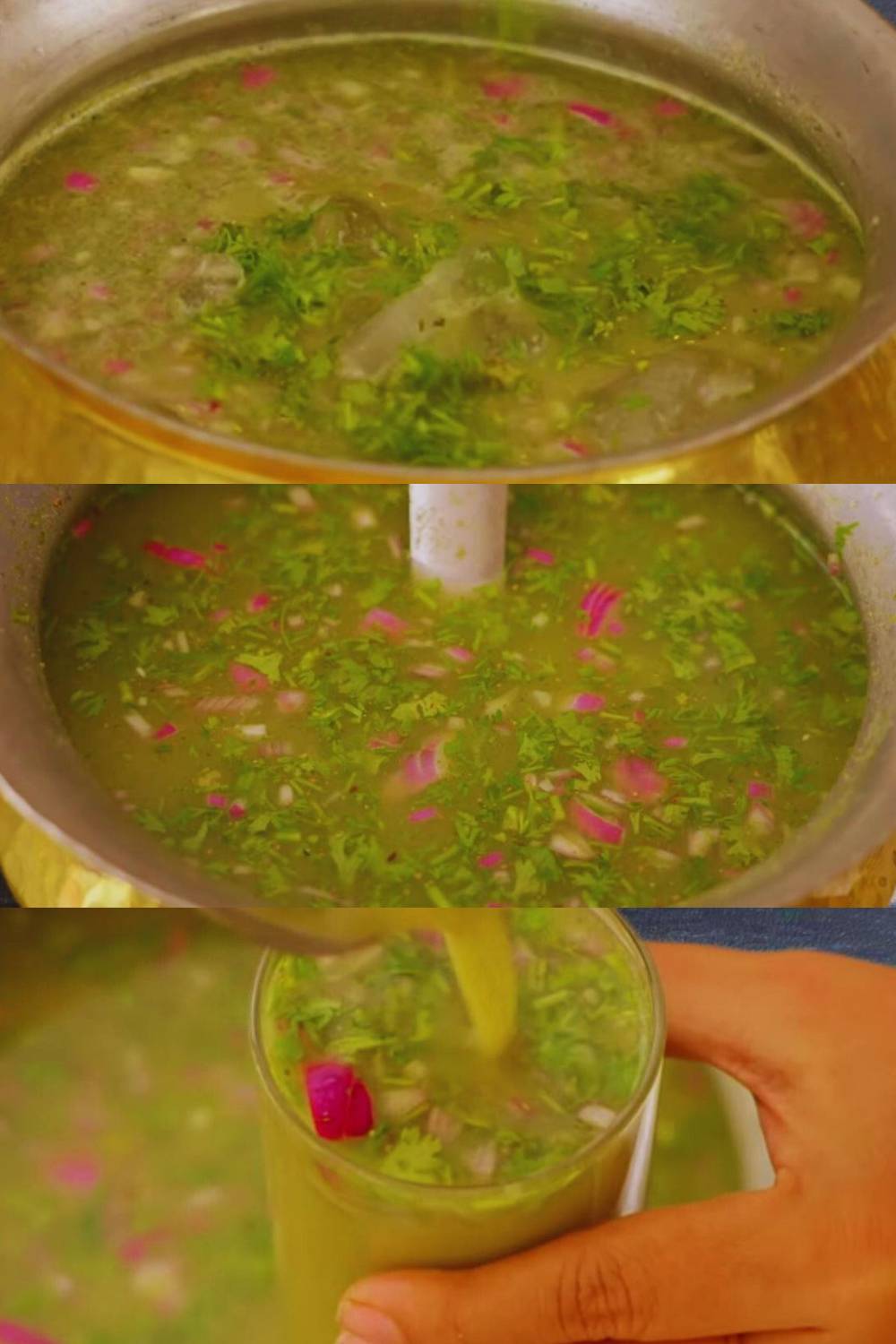 Sattu drink recipe step 3 Pouring Sattu Drink