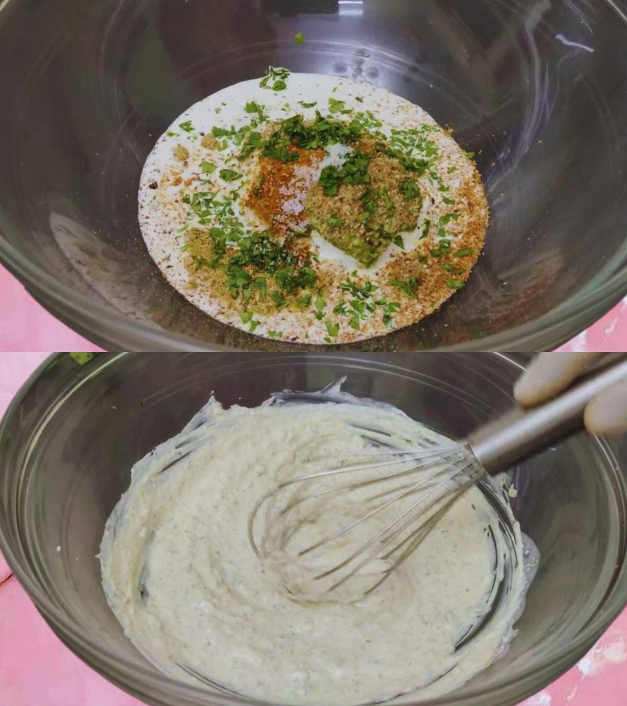 Preparing the second marinade 
