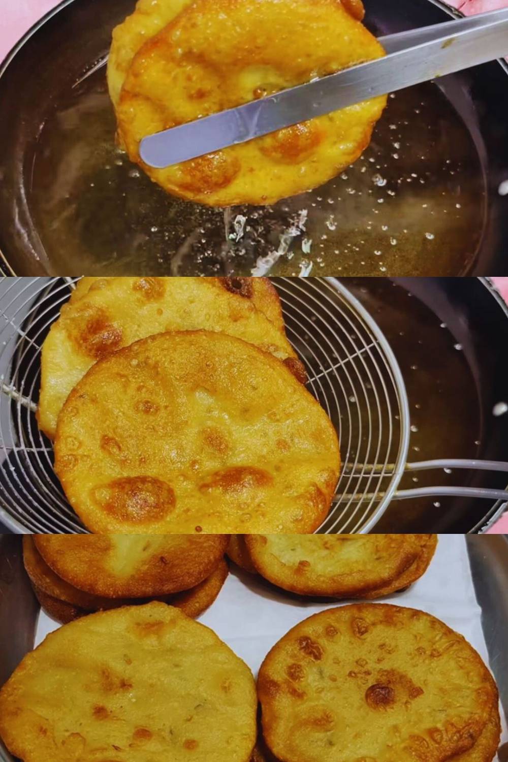 Malpua recipe step 9 Removing Malpua